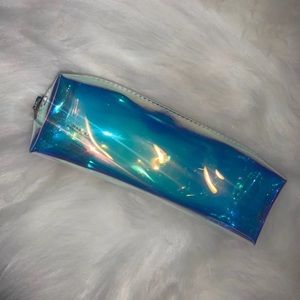 NEW 🌈 Holographic Morphe Cosmetic Bag Brush Pouch • 8.5“ x 2.5” x 2.5”